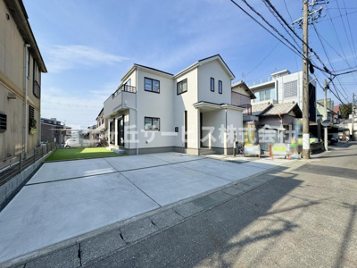 【外観パース】 | 静岡市駿河区小鹿 8期 新築一戸建て | 外観パースです