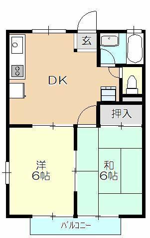 間取図（角部屋）