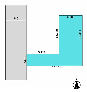【築浅】坂戸市片柳中古住宅の区画図