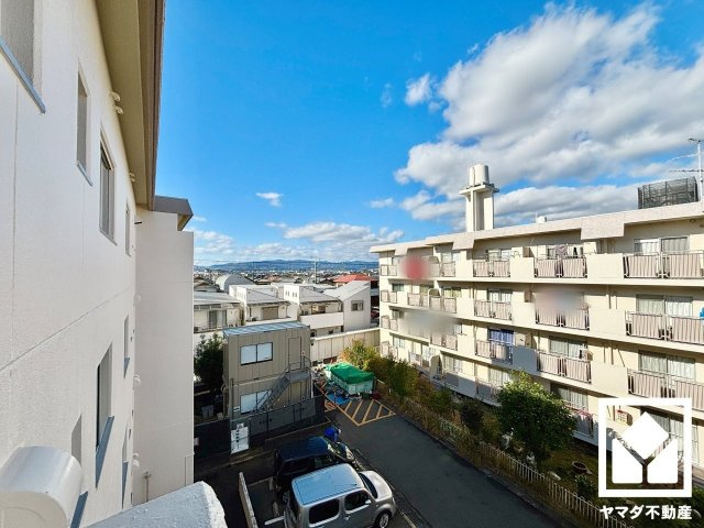 南宇治ローレルコートA棟の展望