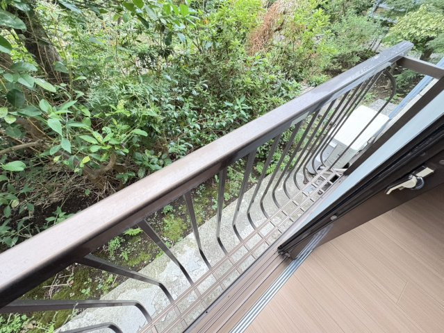 グリーンハイツのバルコニー