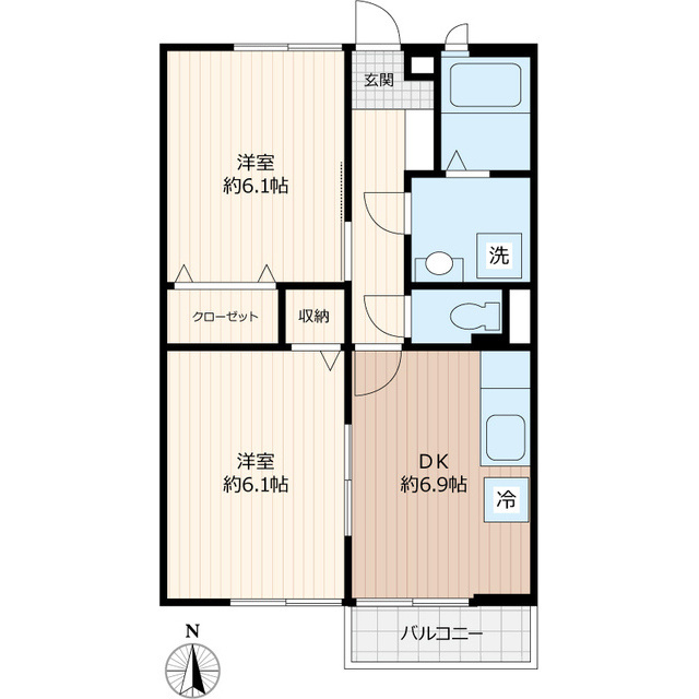 スターブルＡの間取り