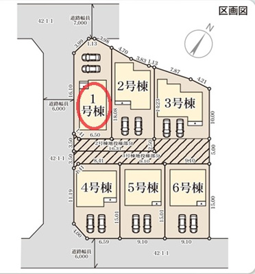 【区画図】 | リーブルガーデン小野市神明町４期 | 区画図