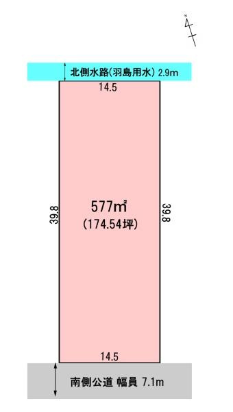 岐阜市柳津町南塚5丁目の土地図