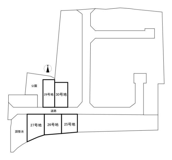 北葛城郡広陵町大字三吉の売地の土地図|■こちらは２９号地です！■