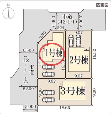 【区画図】 | リーブルガーデン舞鶴市七日市２期 | 区画図