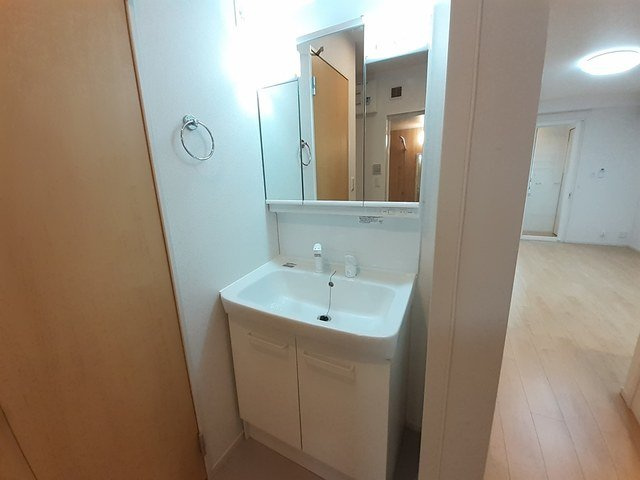 エソール中川の洗面所|忙しい朝には欠かせない洗面所です