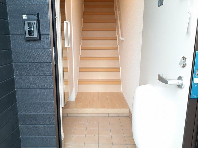 エソール中川の玄関|きれいな玄関です