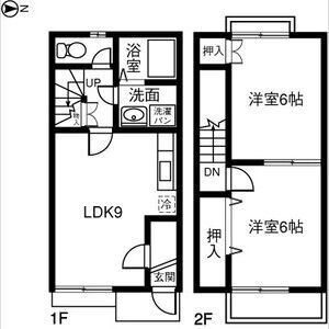DUPLEX三ツ井の間取り