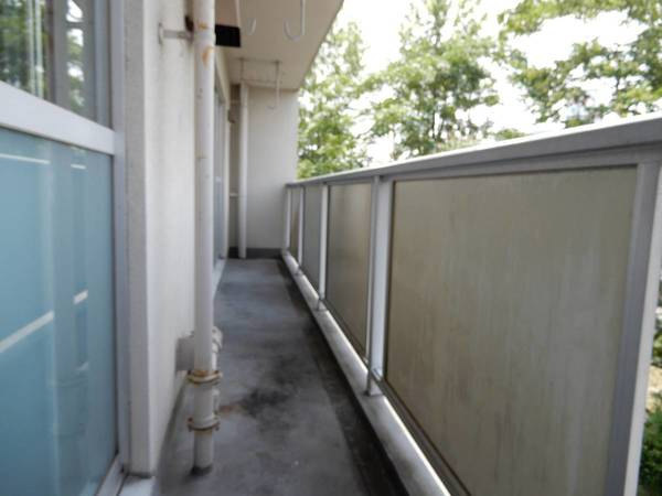 ビレッジハウス井口6号棟のバルコニー|ビレッジハウスの同一物件・同一タイプの間取りの写真です