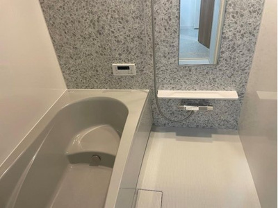 【浴室】 | 天童市柏木町【新築建売住宅】① | 広々浴室は、ゆったりとくつろいで疲れを癒す空間です。