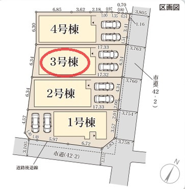 【区画図】 | リーブルガーデン河内長野市古野町第１期 | 区画図
