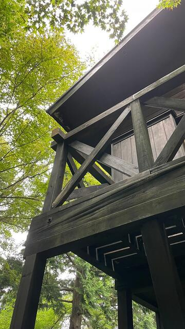 東急天城高原別荘地のバルコニー