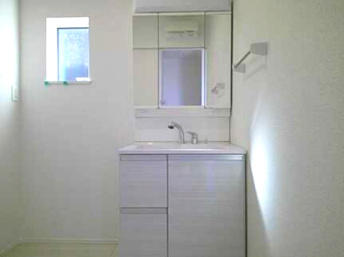 廿日市市前空4丁目　新築一戸建て(全2棟)の独立洗面台