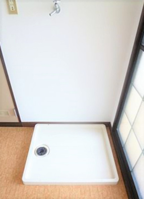 【洗面所】 | タカシマハイツC | スペースが確保できる洗面所です