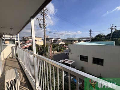 花の木農住団地竹花ハイツのバルコニー