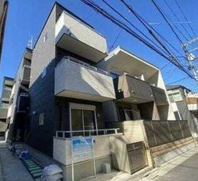 足立区千住龍田町のアパートの外観