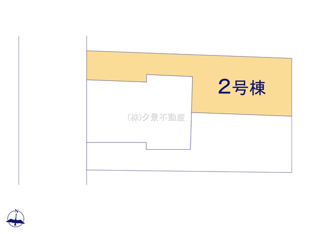 《仲介手数料無料》浦和区本太３丁目23-1(2号棟)新築一戸建てケイアイスタイルの区画図