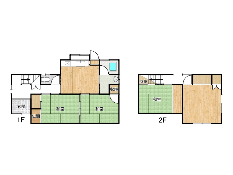 姫路市香寺町溝口/中古戸建の間取り
