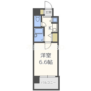 エスティライフ難波西の間取り