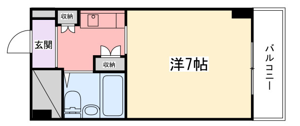 飾磨中村コーポの間取り