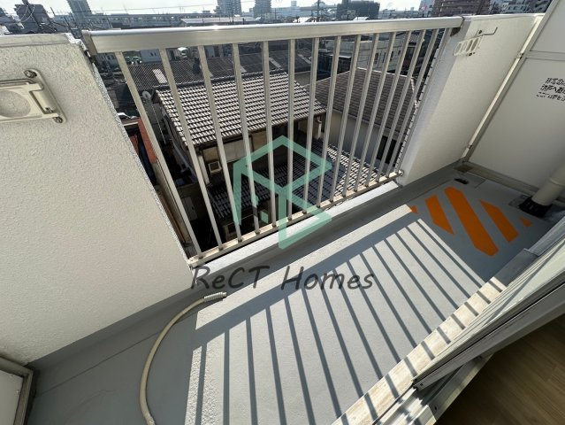 飾磨中村コーポのバルコニー