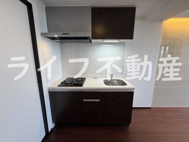 プレジオ長田のキッチン|コンパクトなキッチンで掃除もラクラク