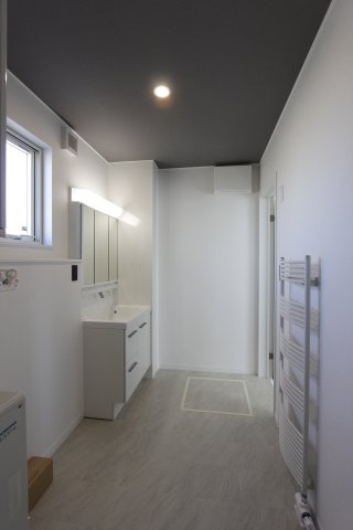 網走市つくしヶ丘6丁目2戸建の脱衣所