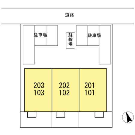 ホープＭ　Ⅶの区画図