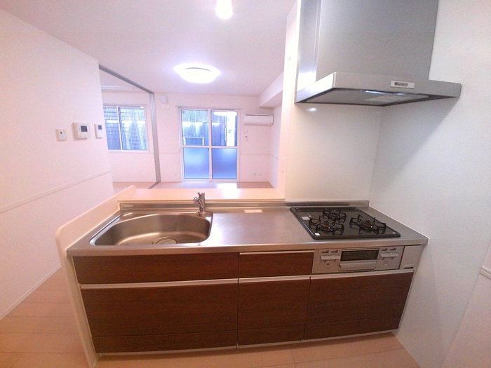 ホープＭ　Ⅶのキッチン|コンパクトなキッチンで掃除もラクラク