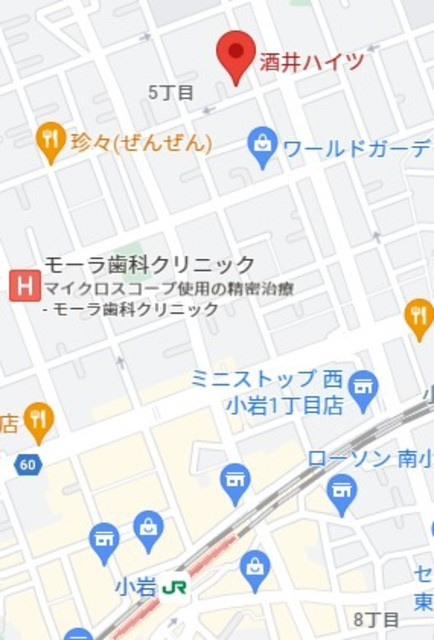 酒井ハイツの地図|★案内図★