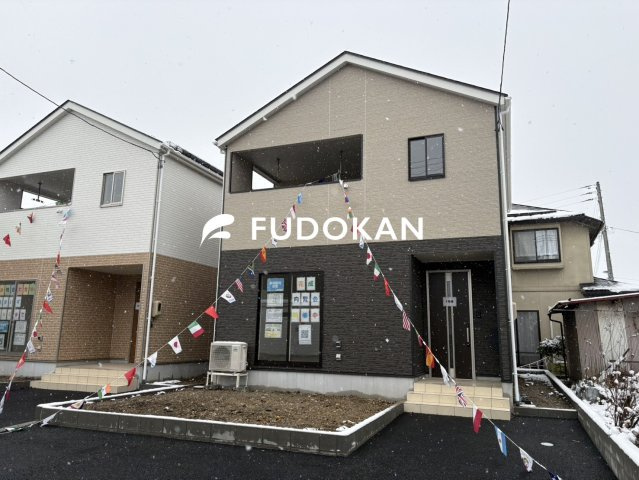 山形市江南第23【新築建売住宅】1号棟の外観|1号棟完成！内覧予約受付中です！