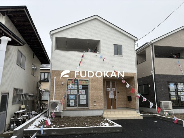 山形市江南第23【新築建売住宅】2号棟の外観|2号棟完成！内覧予約受付中です！