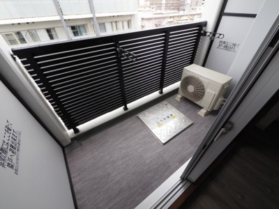 【バルコニー】 | Alivis都島北通 | バルコニーからの眺めを楽しみながら食事をしませんか