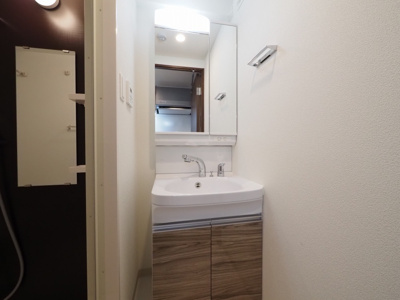 【洗面所】 | Alivis都島北通 | 忙しい朝には欠かせない洗面所です