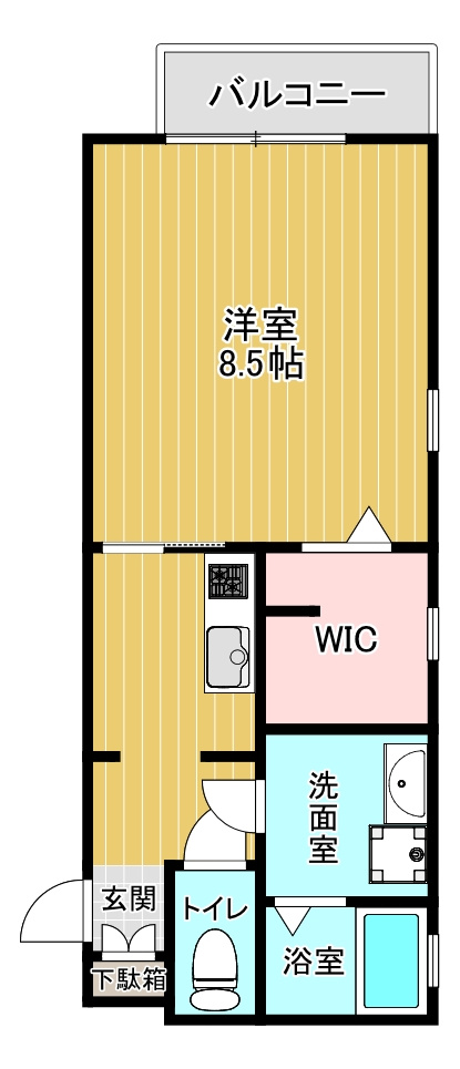 カーサヴィオーラの間取り