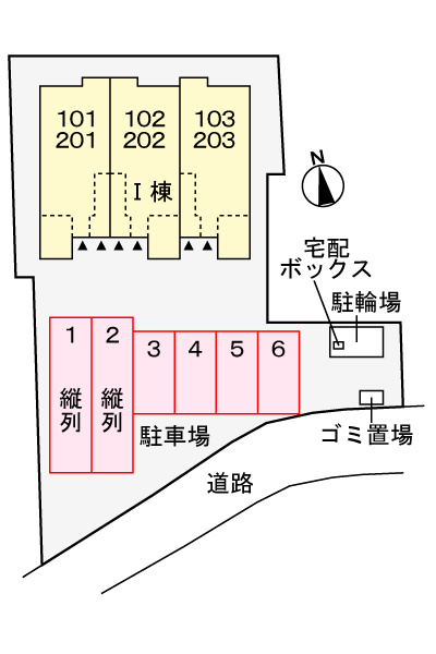 リトルガーデンの駐車場|駐車場