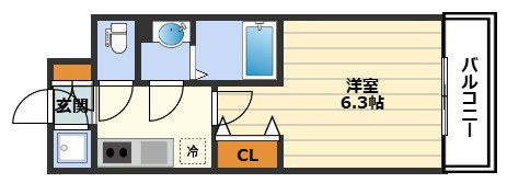 エスリード梅田グランノースの間取り