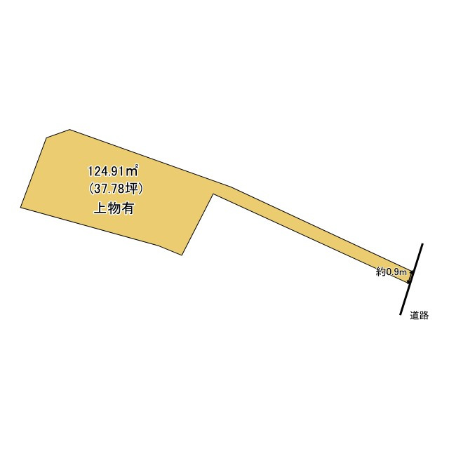 京都市左京区岩倉長谷町　土地の土地図