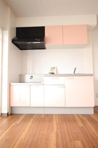 コンチェルト東合川Ⅱのキッチン|２口コンロ設置可能です★