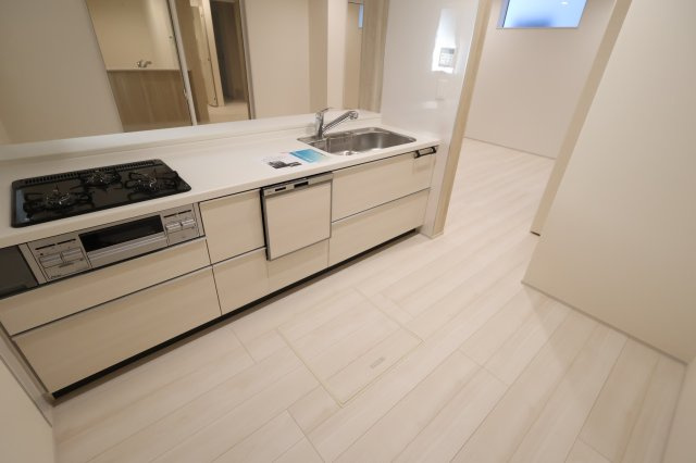 《仲介手数料無料》緑区大字中尾431(2号棟)新築一戸建てブルーミングガーデンのキッチン|撮影日 2025年11月20日 15:00 晴れ