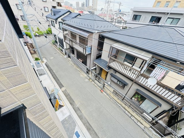 市川市南八幡１丁目新築戸建（南八幡９期）の展望|バルコニーより道路側眺望