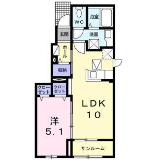 【間取り】 | アベニーダ　はなみずき | 間取図