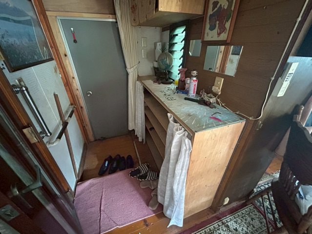 鉾田市大竹　中古戸建の玄関