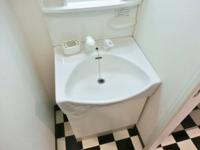 Ｃａｒｏ東仲町の洗面所|☆シャワー水栓型洗面台タイプです。☆