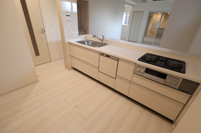 《仲介手数料無料》緑区大字中尾431(7号棟)新築一戸建てブルーミングガーデンのキッチン|撮影日 2025年11月20日 15:30 晴れ