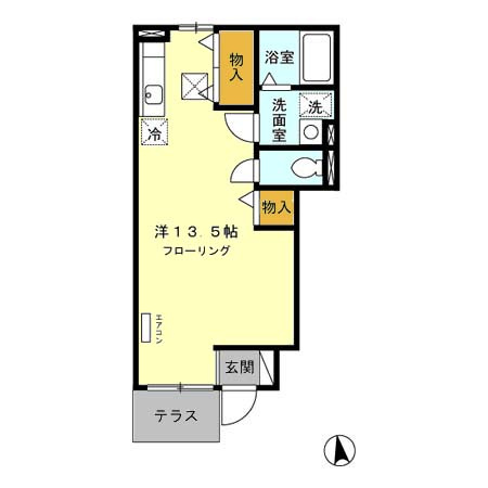 グリンブルスティ　ＹＨの間取り