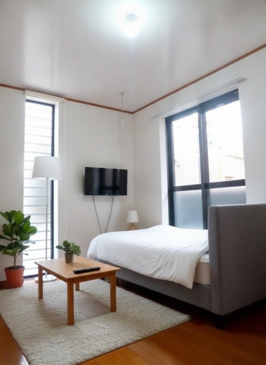 Ｃａｓａ　Ｂｏｎｉｔａの居間・リビング|CG家具のため実際は家具が付きません