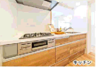 立花グリーンハイツ４号棟のキッチン