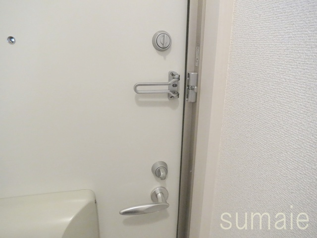 パルズ　プレイスのセキュリティ|玄関はダブルロックです。